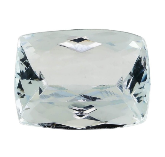 4.25 ct.Natural Rectangle Cushion Cut Aquamarine