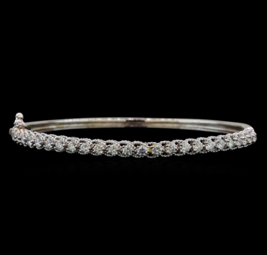 14KT White Gold 1.63 ctw Diamond Bracelet
