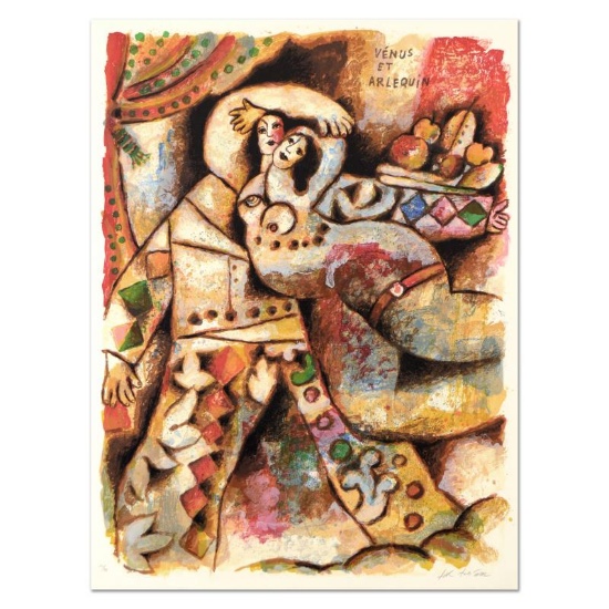 Venus Et Arlequin by Tobiasse (1927-2012)