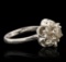 14KT White Gold 3.44 ctw Diamond Jewelry Suite