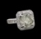 9.57 ctw Diamond Ring - 18KT White Gold