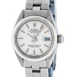 Rolex Ladies Stainless Steel Silver Index Oyster Band 26MM Datejust Wristwatch
