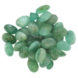17.44 ctw Oval Mixed Emerald Parcel