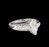 1.16 ctw Diamond Ring - 14KT White Gold