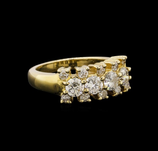 14KT Yellow Gold 1.28 ctw Diamond Ring