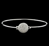 0.75 ctw Diamond Bracelet - 14KT White Gold