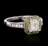 14KT White Gold 1.31 ctw Diamond Ring