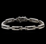 0.75 ctw Diamond Bracelet - 14KT White Gold