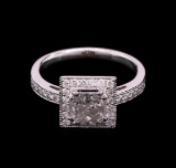 1.07 ctw Diamond Ring - 14KT White Gold