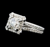 1.41 ctw Diamond Ring - 14KT White Gold