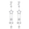 14k White Gold 0.90CTW Diamond Earrings, (SI1 /J)