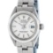 Rolex Ladies Stainless Steel Silver Index Oyster Band 26MM Datejust Wristwatch