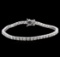 14KT White Gold 4.49 ctw Diamond Tennis Bracelet