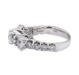 0.47 ctw Diamond Ring - 14KT White Gold