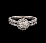 0.84 ctw Diamond Ring - 14KT White Gold