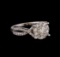 1.35 ctw Diamond Ring - 14KT White Gold