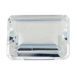 3.15 ct.Natural Emerald Cut Aquamarine