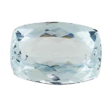 3.50 ct.Natural Rectangle Cushion Cut Aquamarine