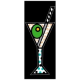 Black Martini by Britto, Romero