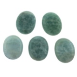 63.12 ctw Oval Cut Oval Cabochon Cut Natural Aquamarine Parcel