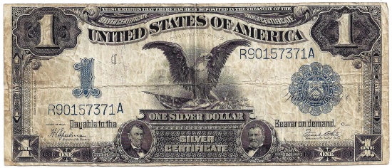 1899 $1 Black Eagle Silver Certificate Note