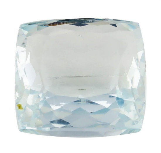 8.82 ct.Natural Square Cushion Cut Aquamarine