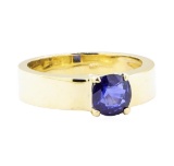 1.60 ctw Sapphire Mens' Band - 14KT Yellow Gold