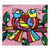 Love Birds (Pink) by Britto, Romero