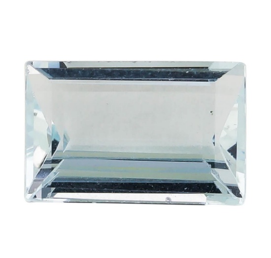 2.27 ct.Natural Rectangle Step Cut Aquamarine