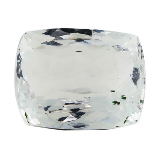 7.60 ct.Natural Rectangle Cushion Cut Aquamarine