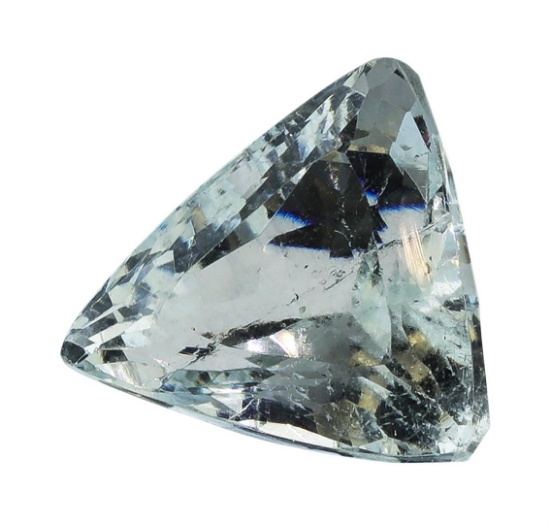 5.53 ct.Natural Trilliant Cut Aquamarine