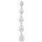 14k White Gold 0.33CTW Diamond Pendant, (SI3/G-H)