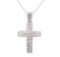 2.34 ctw Diamond Pendant And Chain - 14KT White Gold