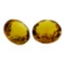 8.48 ctw.Natural Round Cut Citrine Quartz Parcel of Two