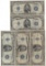 1934 $5 Bill Currency Lot of 5