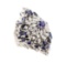 5.07 ctw Blue Sapphire Ring - 14KT White Gold