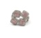 1.43 ctw Pink and White Diamond Ring - 18KT White Gold