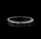 1.00 ctw Black Diamond Ring - 14KT White Gold