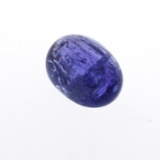 24.21 ctw. One Oval Cabochon Cut Tanzanite