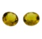 2.22 ctw.Natural Round Cut Citrine Quartz Parcel of Two