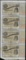 Uncut Sheet of (4) State of Louisiana Baby Bond Obsolete Notes