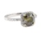 2.42 ctw Diamond Ring - 18KT White Gold