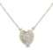 0.5 ctw Diamond Necklace - 14KT White Gold