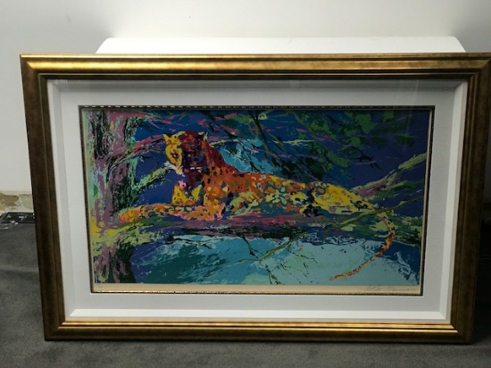 Kenya Leopard by Leroy Neiman