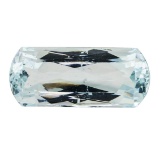 30.40 ct.Natural Rectangle Cushion Cut Aquamarine