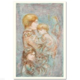 Woman with Children by Hibel (1917-2014)
