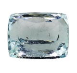 5.79 ct.Natural Cushion Cut Aquamarine