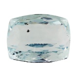 8.91 ct.Natural Rectangle Cushion Cut Aquamarine