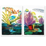 Coral Reef Life Diptych by Wyland