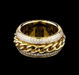 1.25 ctw Diamond Ring - 18KT Yellow Gold